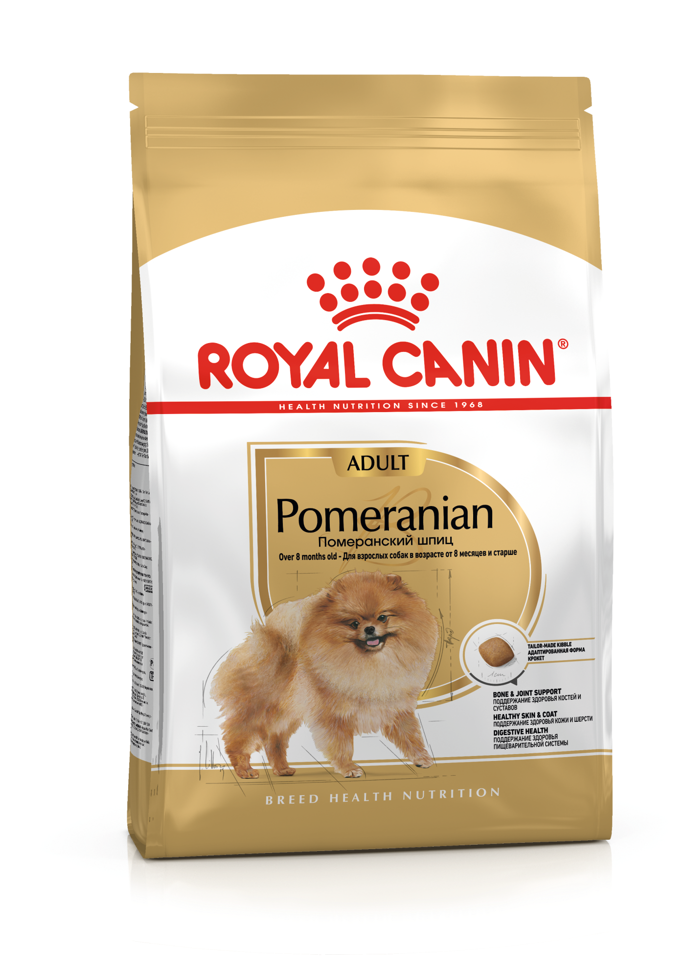 Купить сухой корм Royal Canin Pomeranian Adult (Померанский шпиц эдалт) в  официальном интернет-магазине
